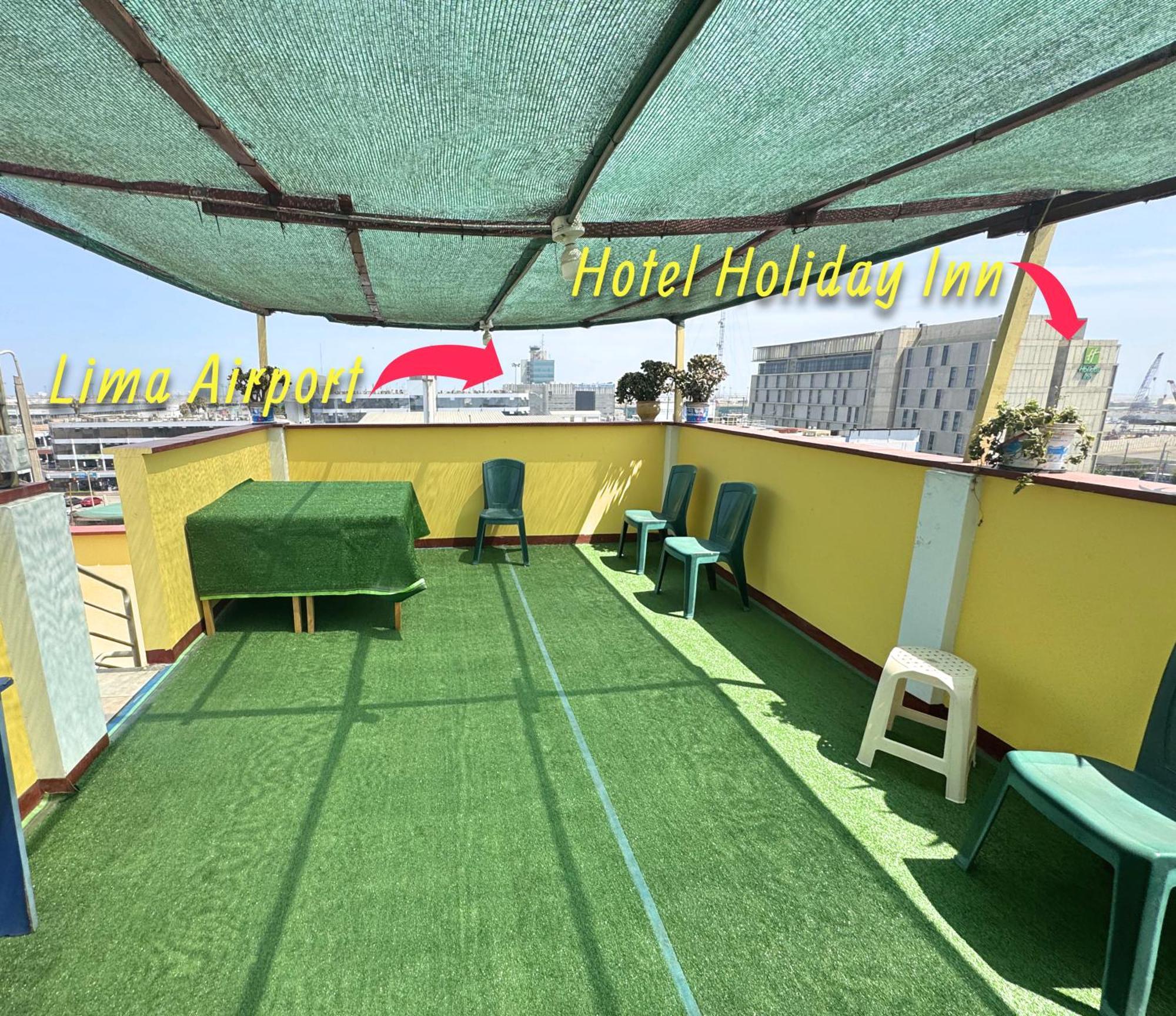 Apartamento Right Across From The Airport - Free Shuttle - A Y J Familia Lima Exterior foto